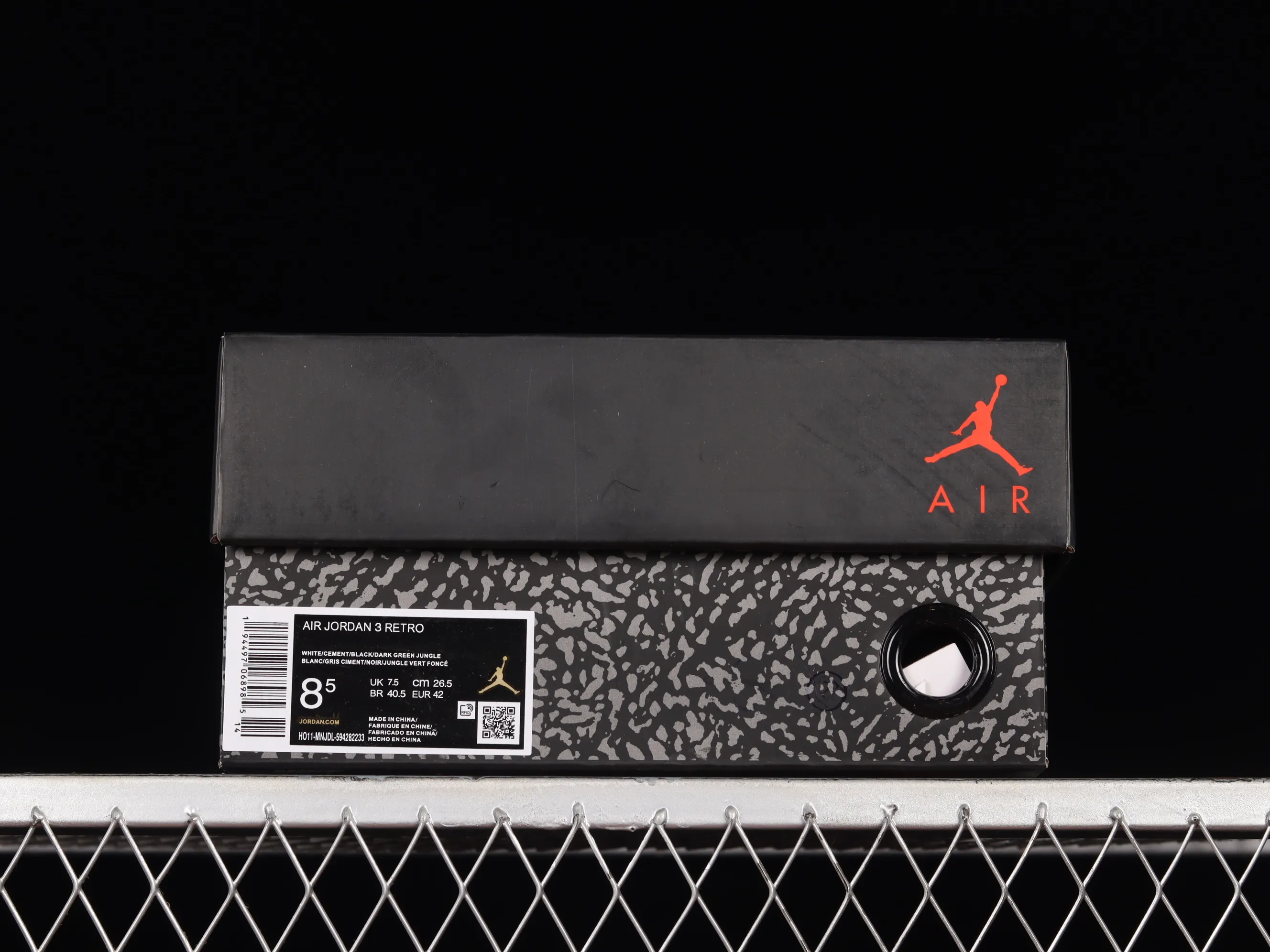 All categories Air Jordan Jordan series basketball shoes Air Jordan 3 Air Jordan 3 Retro AJ3 Joe 3 joint white and green 594282-233